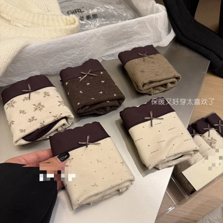 同款A类婴儿棉高腰女士三角内裤底裆纯棉舒适透气不卷边