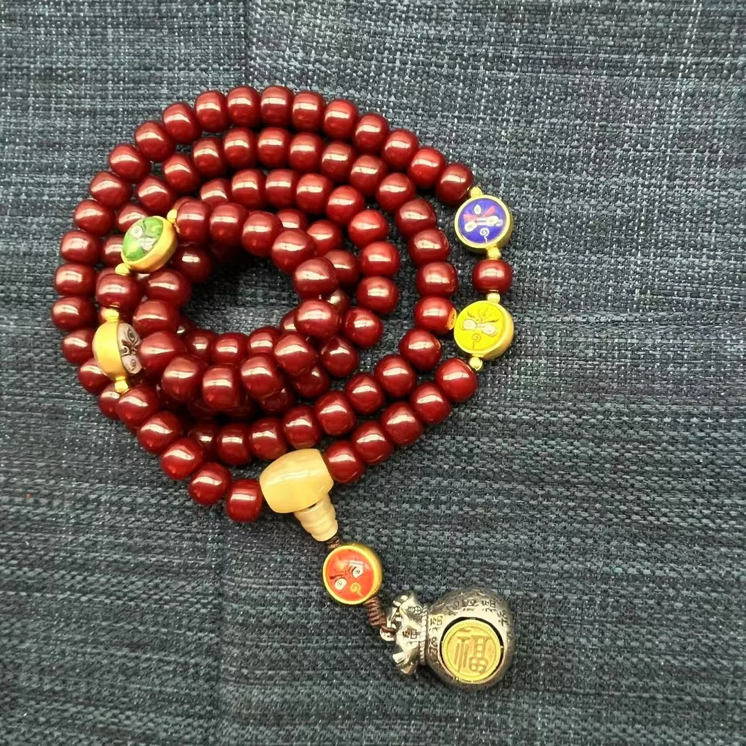 菩提多圈手串108颗男女款卡8x10无礼盒1044