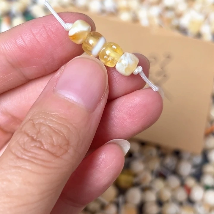 裸石蜜蜡未镶嵌6.2mm一组