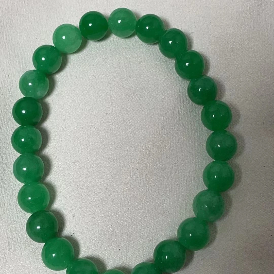 挂件绿色手串精工雕刻