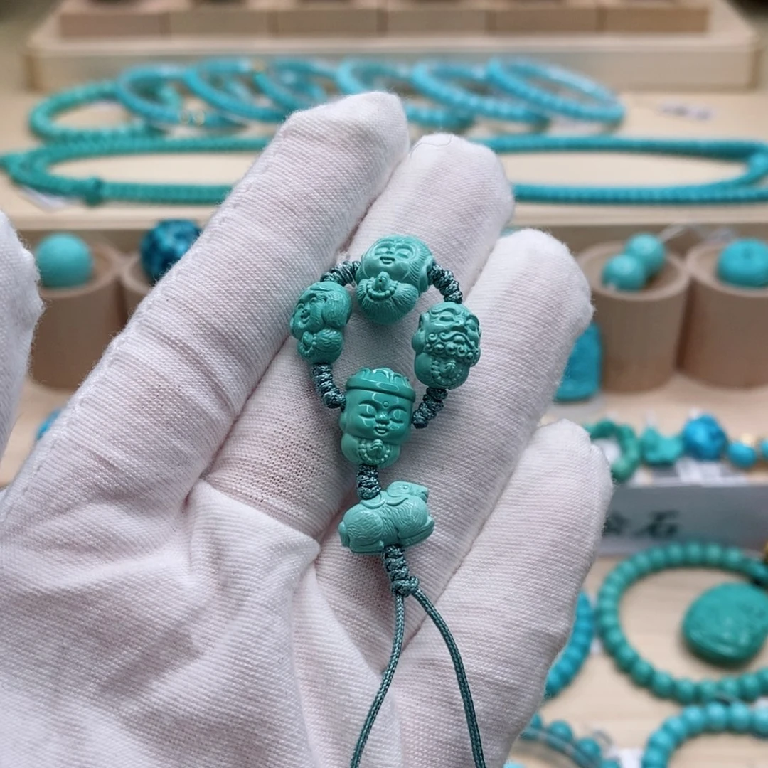 绿松石珠宝奇石未镶嵌