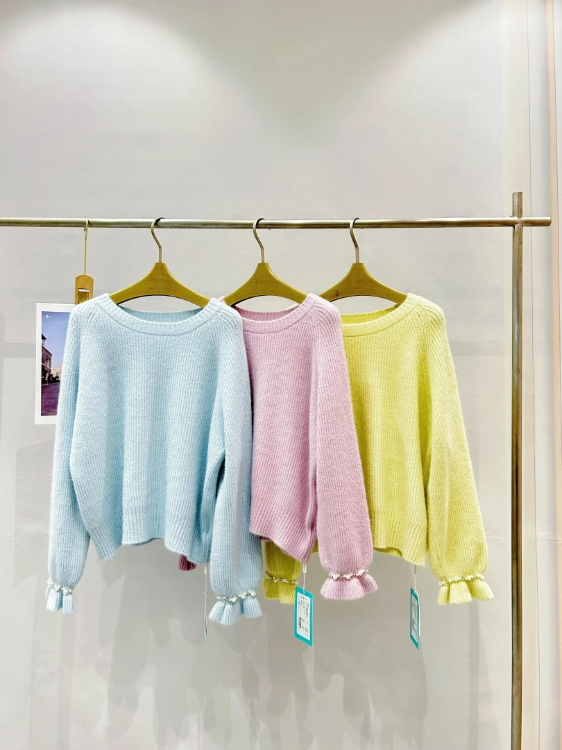 【0446】秋冬新款高货羊毛气质针织衫