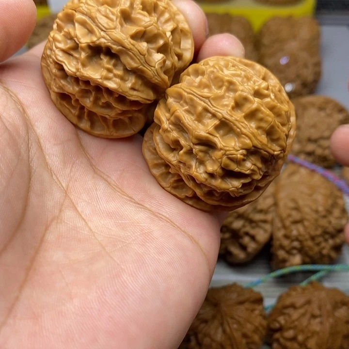 文玩核桃把件苹果圆40