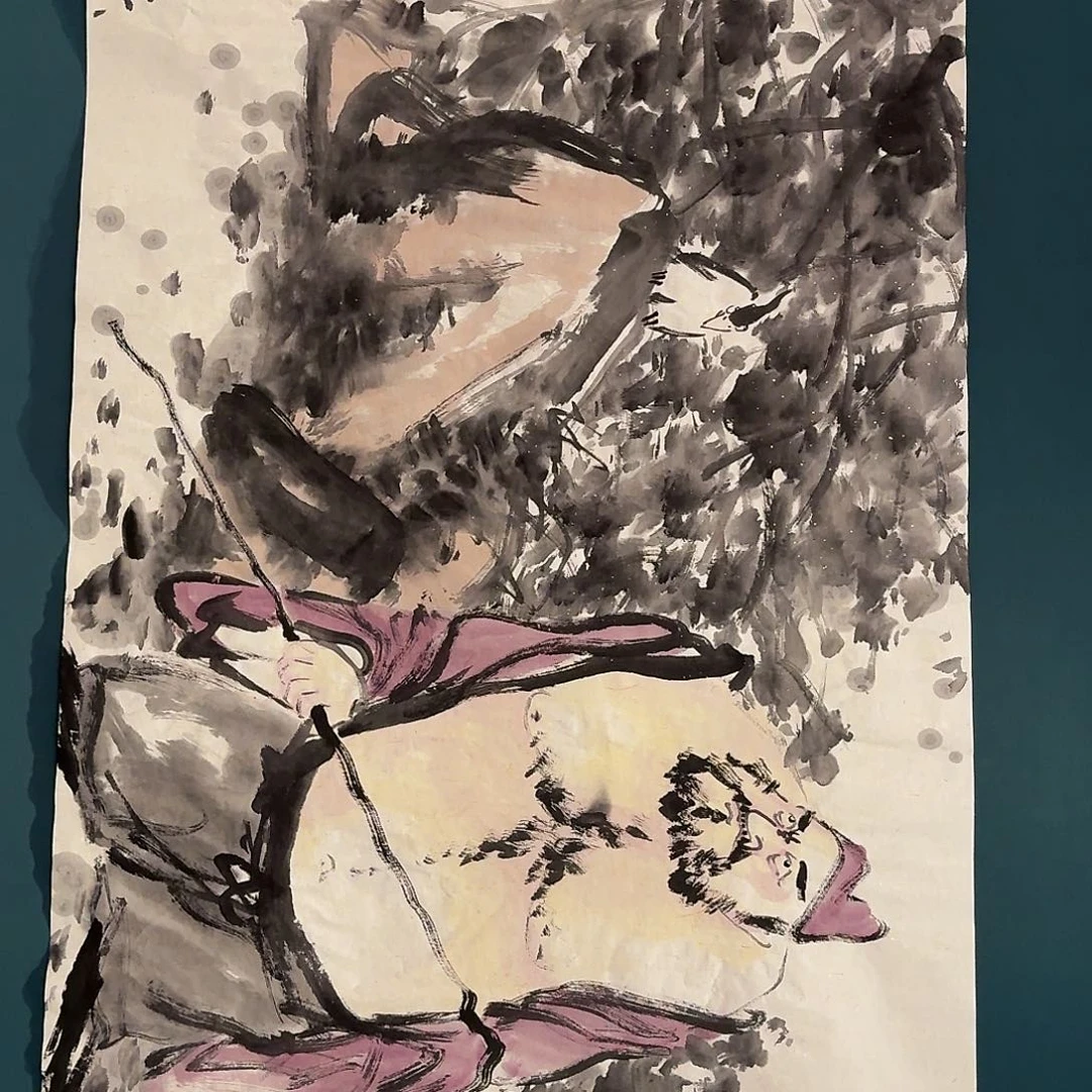 国画雷公老师作品画作