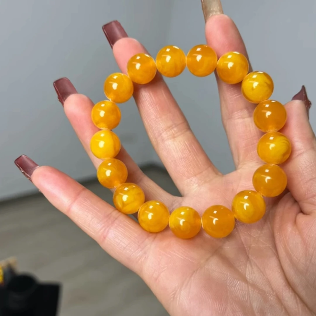 w137 咕巴精美飘花手串卡 12mm