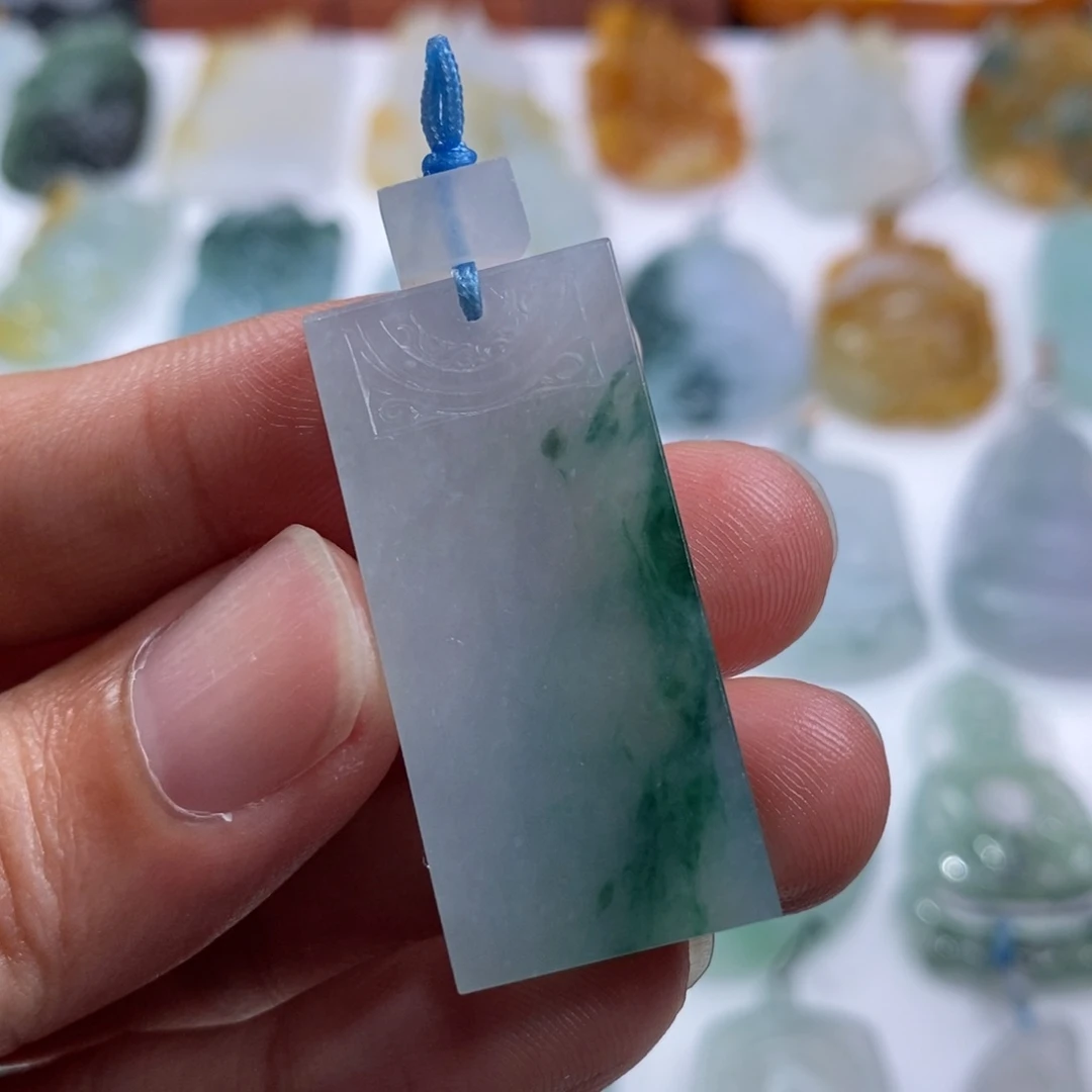 定制翡翠未镶嵌无事牌