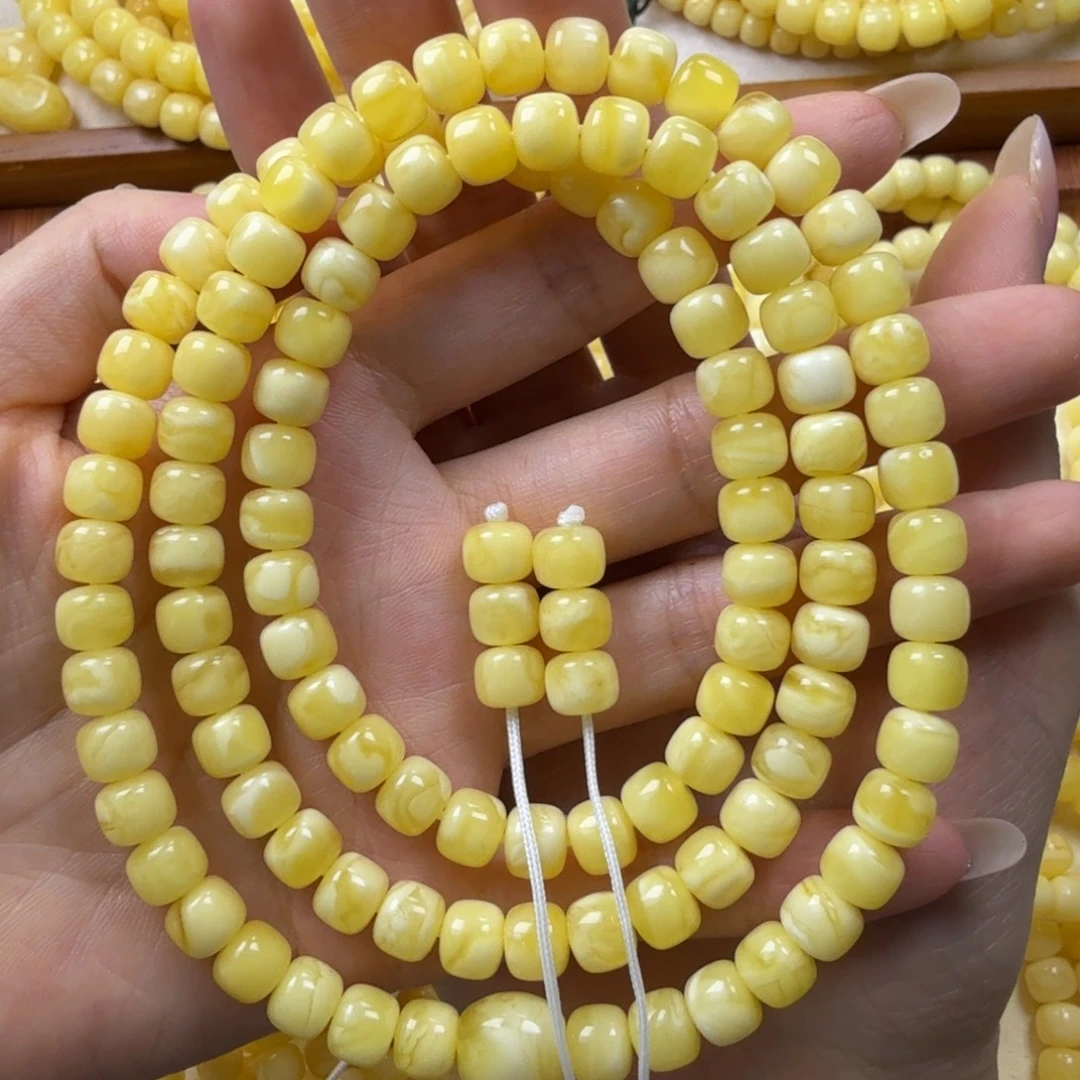 琥珀颈饰未镶嵌琥珀蜜蜡