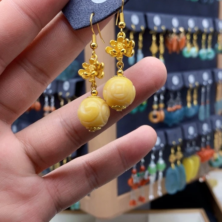 未镶嵌翡翠耳饰耳饰