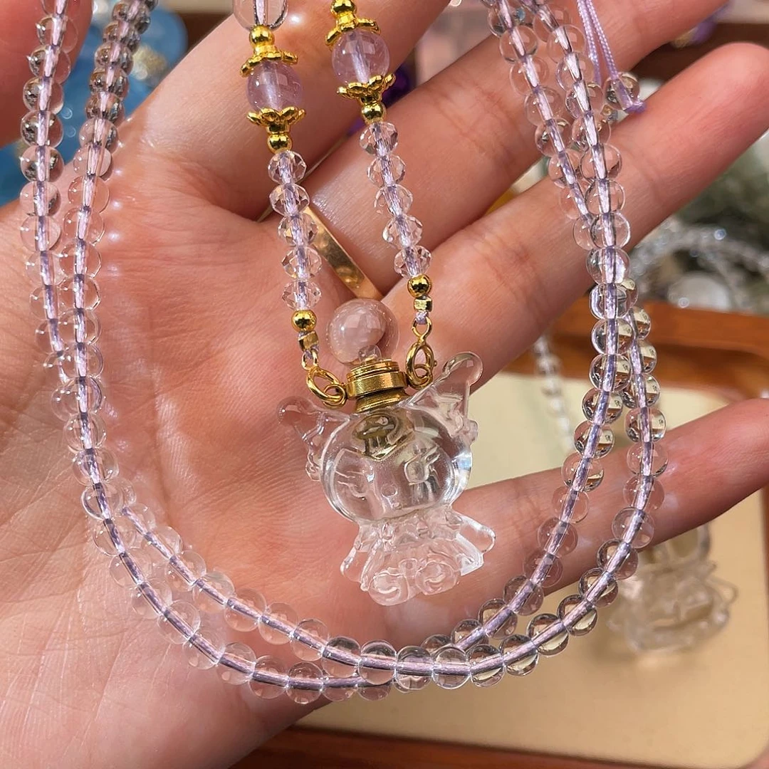 水晶手链未镶嵌芊*天然水晶吊坠056