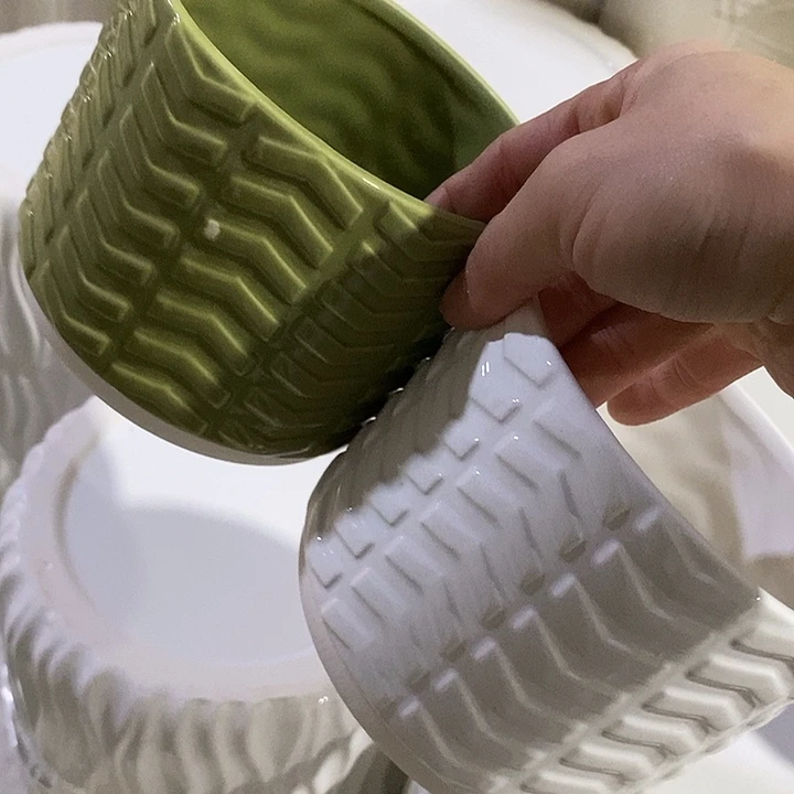 陶摆件陶盆有孔 瑕疵介意勿拍