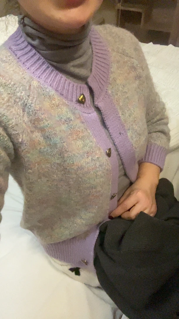 开衫款纯色秋季春季长袖毛针织衫毛衣针织衫圆领气质百搭秋冬