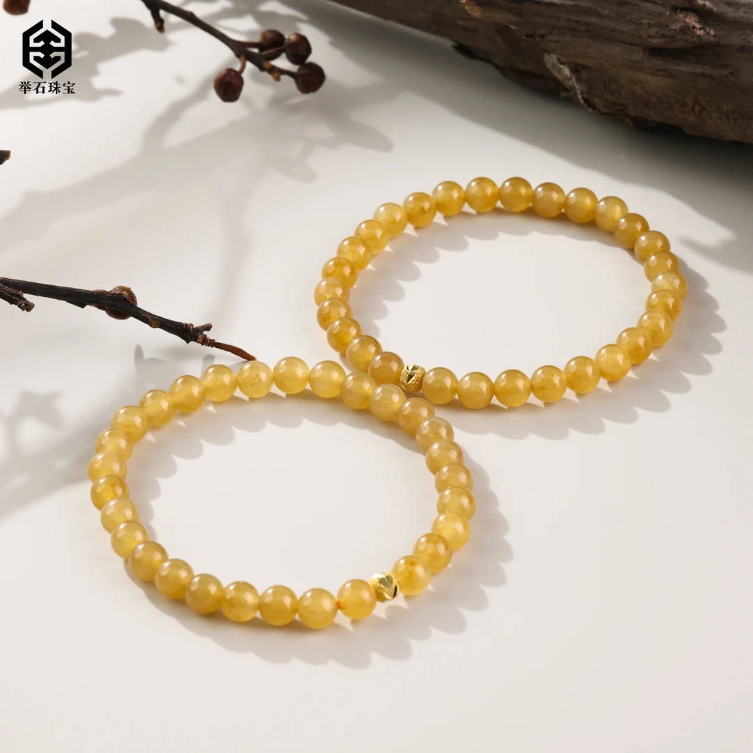 【举石臻品】TH0617-1000-004和田玉手串（一件/多样性发/约5mm+）u