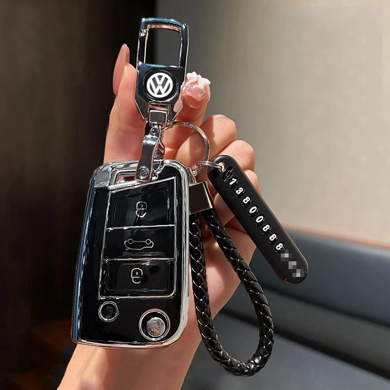 适用25 26款大众朗逸钥匙包套PRO星空六百万版新锐新愿遥控钥匙扣