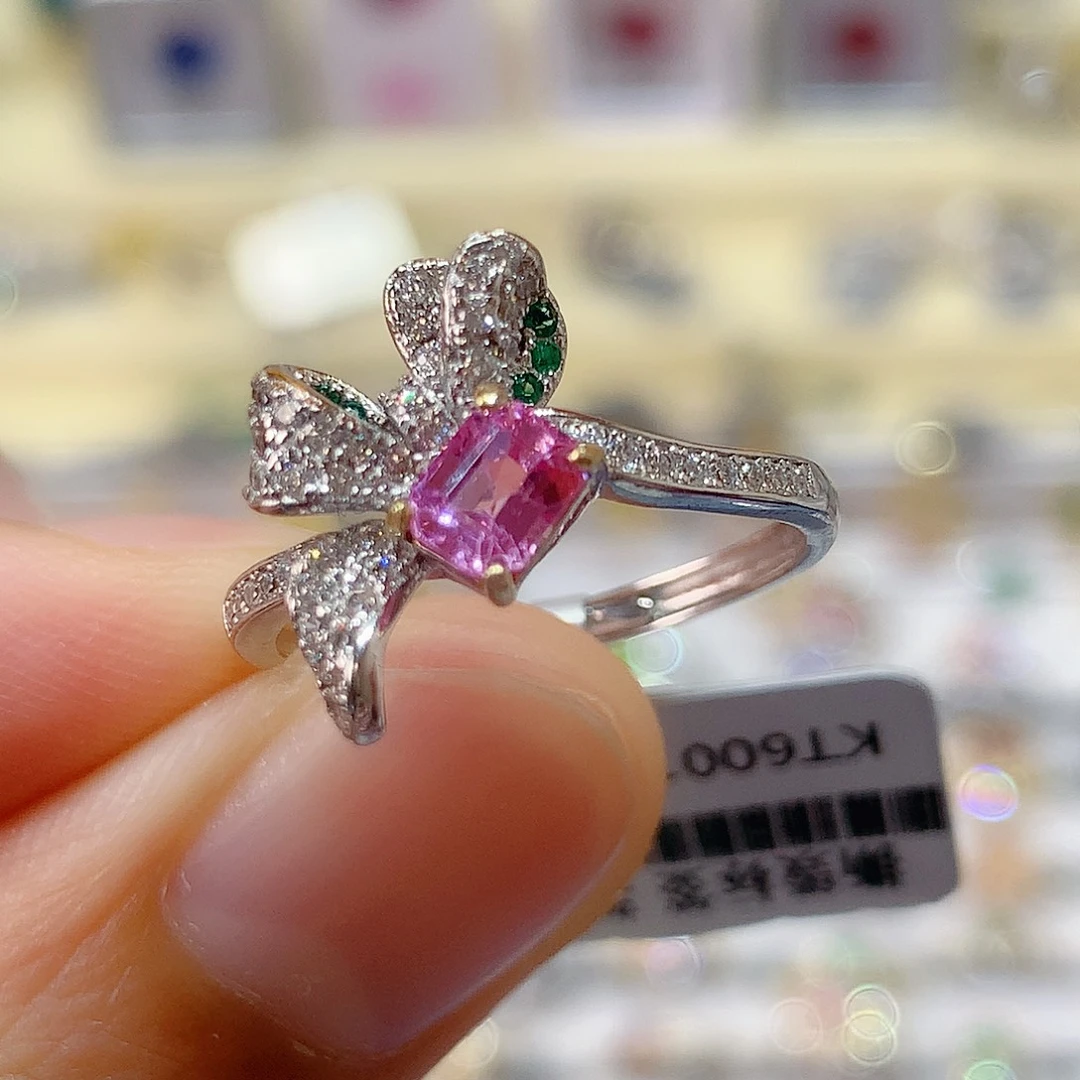 银S925镶嵌戒指蓝宝石