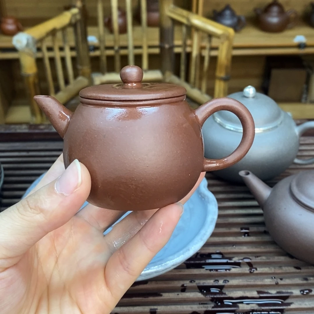 紫砂茶壶双线剑流罐子120