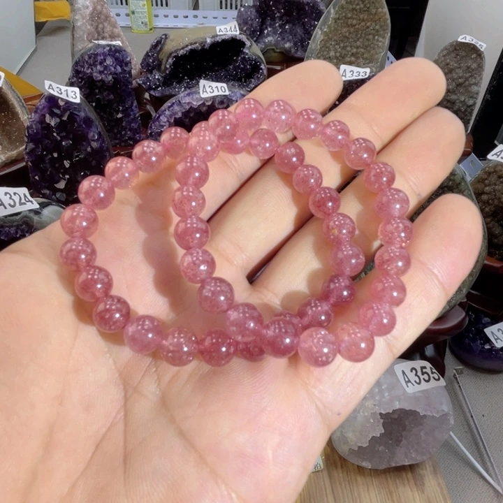 未镶嵌大型摆件（非配饰）紫晶单珠8毫米。16一条