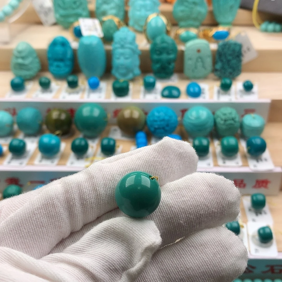 绿松石未镶嵌配饰14.7