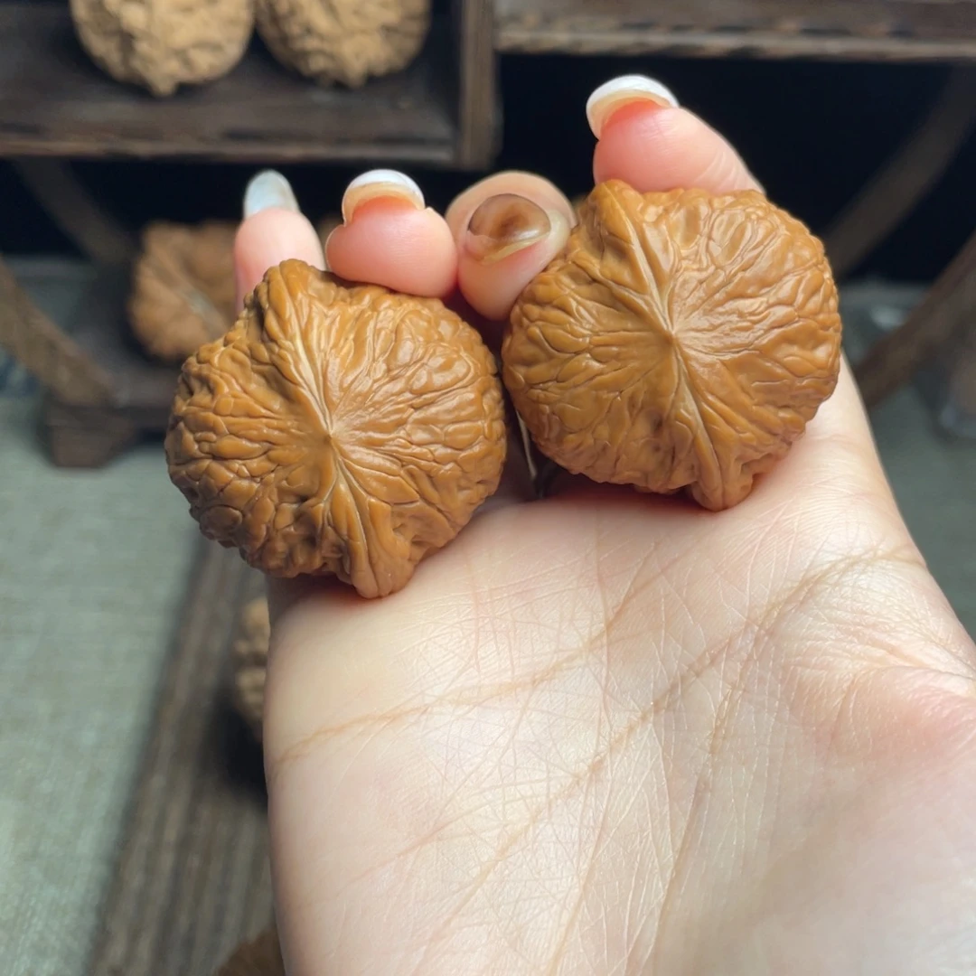 文玩核桃吊坠铁锤37 全品打底精配毕业红皮