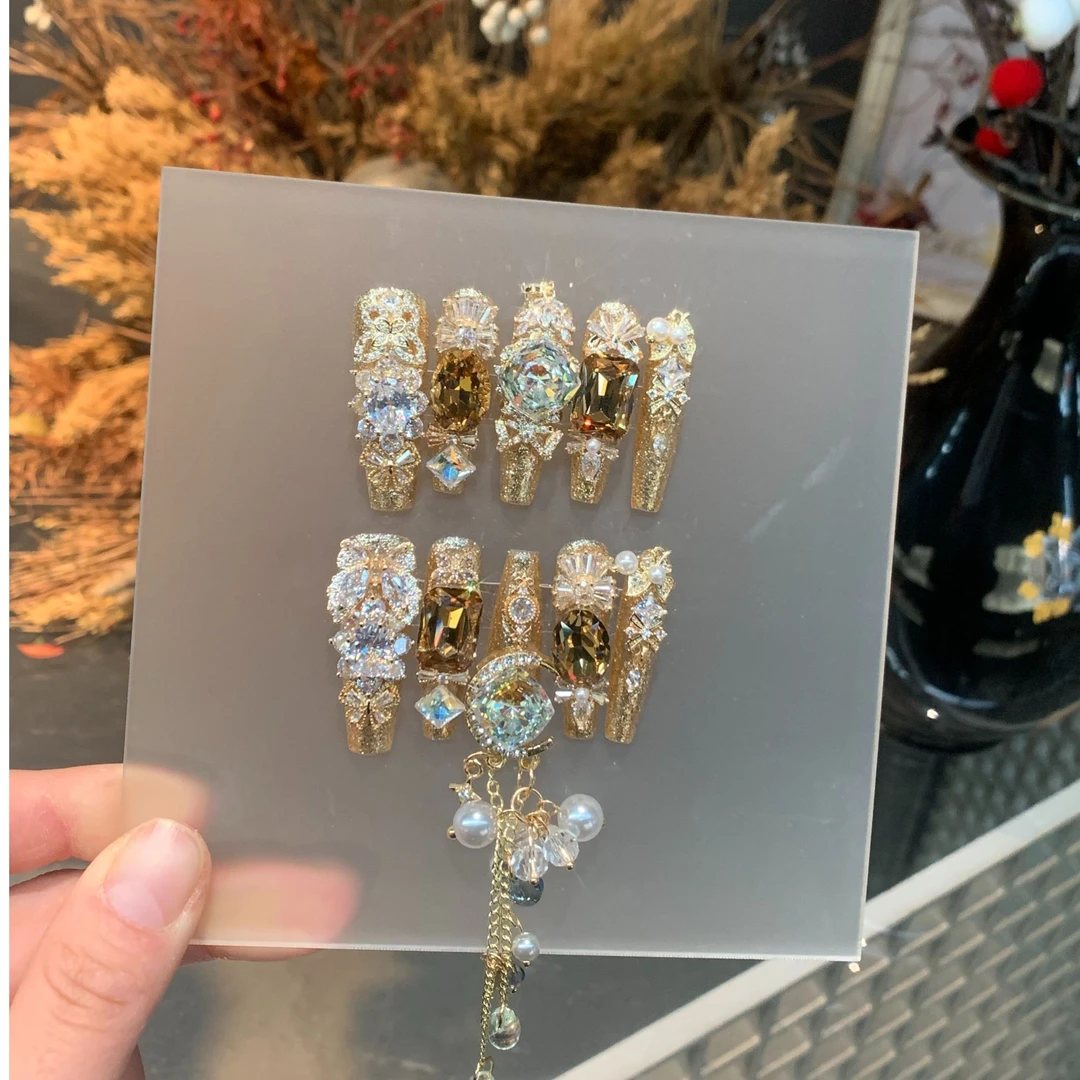 【法老】小七纯手工小众设计高奢穿戴甲奢华重工