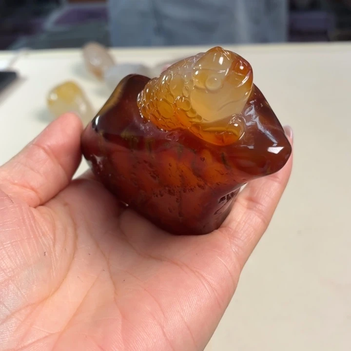 玛瑙/玉髓未镶嵌吊坠(不含链)