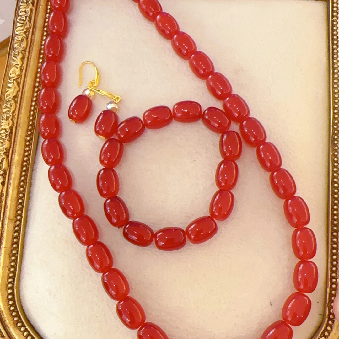 铜合金耳饰 tax marjan公主风超仙爆款三件套礼物