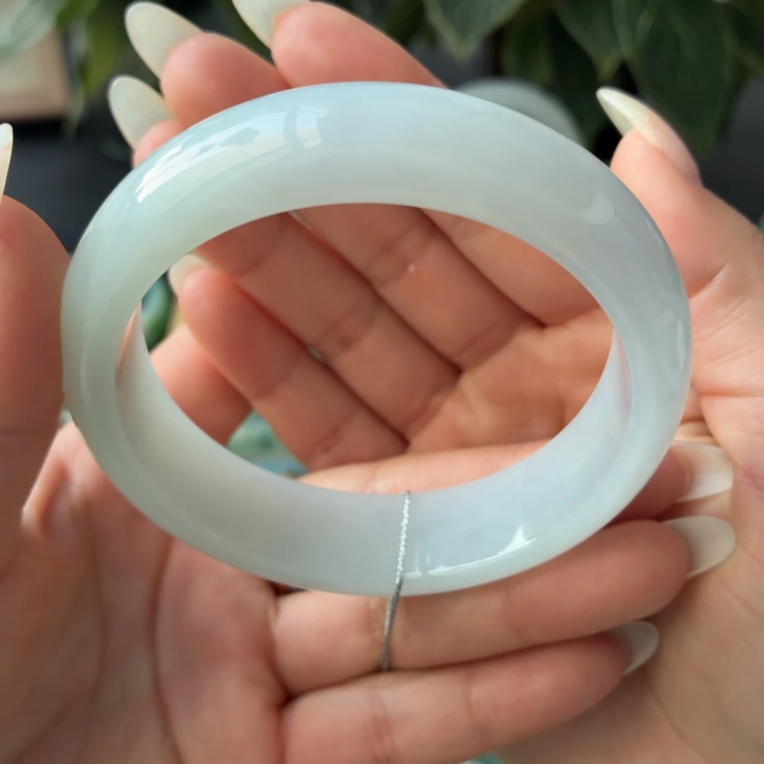 翡翠未镶嵌手镯天然