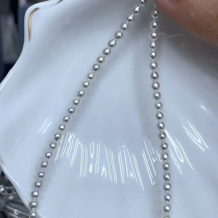 淡水珍珠银S925镶嵌颈饰