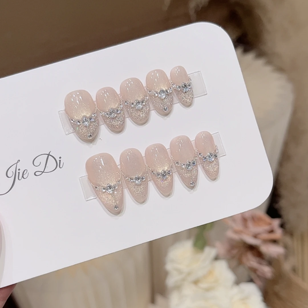 【微醺】姐弟纯手工穿戴美甲精品拼钻百搭日常BC147