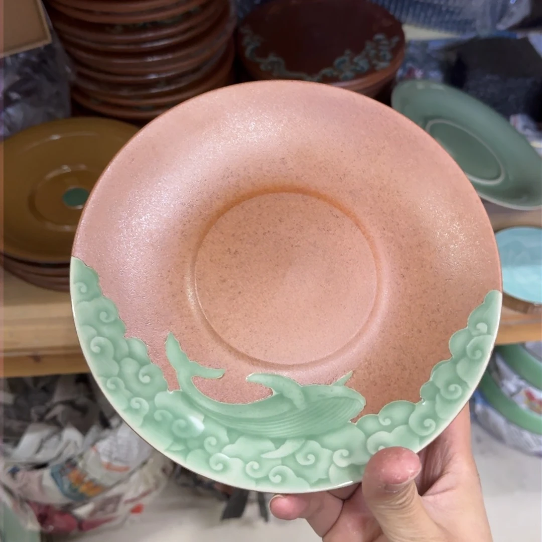 龙泉青瓷茶具微瑕6959