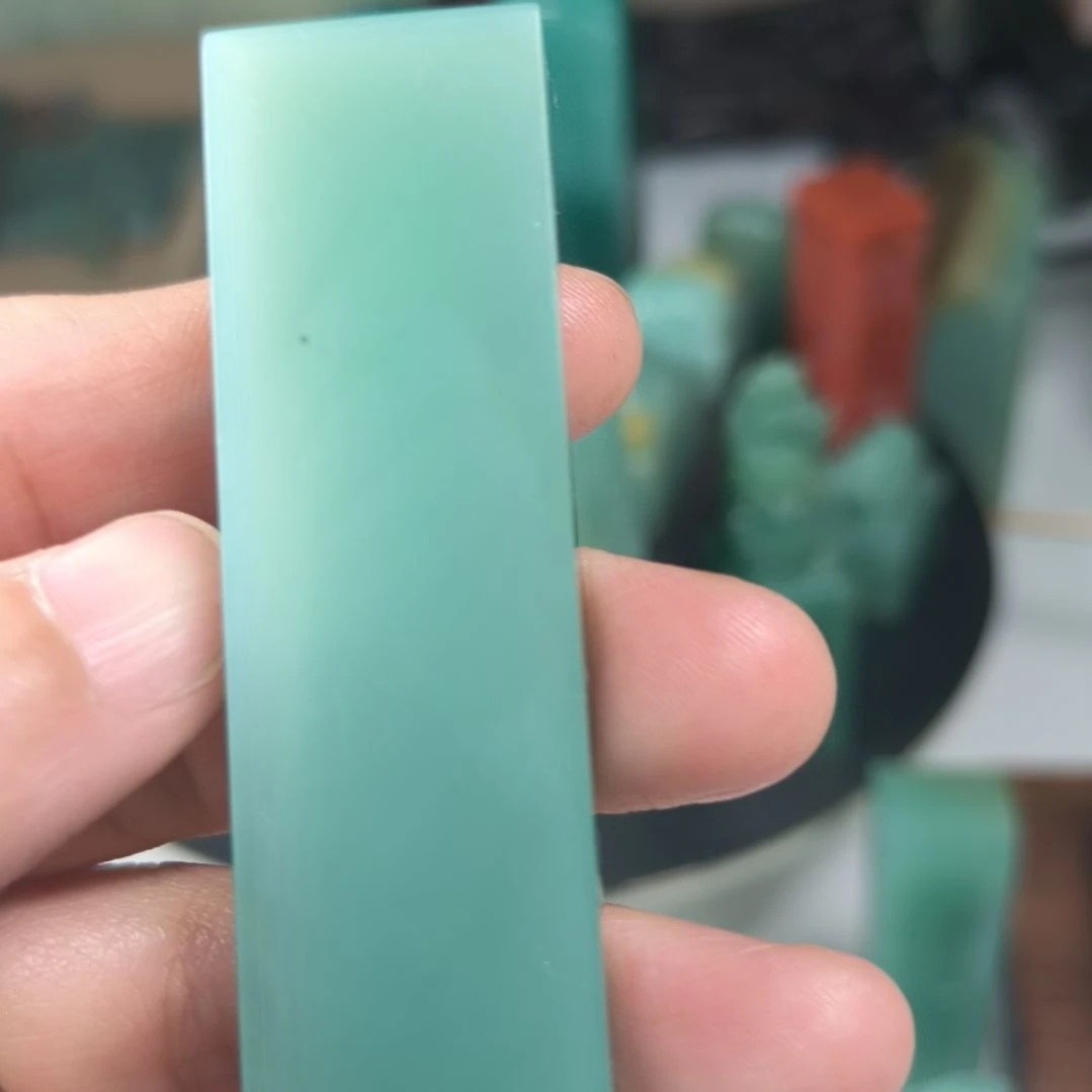 印石寿山石梅子青印章1