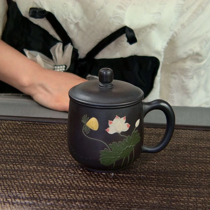 茶杯紫砂高货放漏