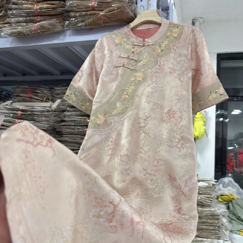 新中式国风气质时尚宽松连衣裙2452