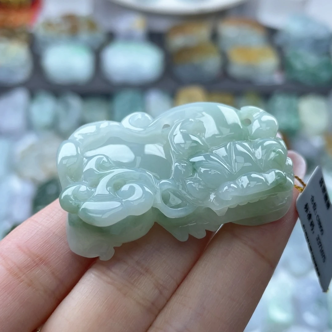 颈饰未镶嵌翡翠貔貅36