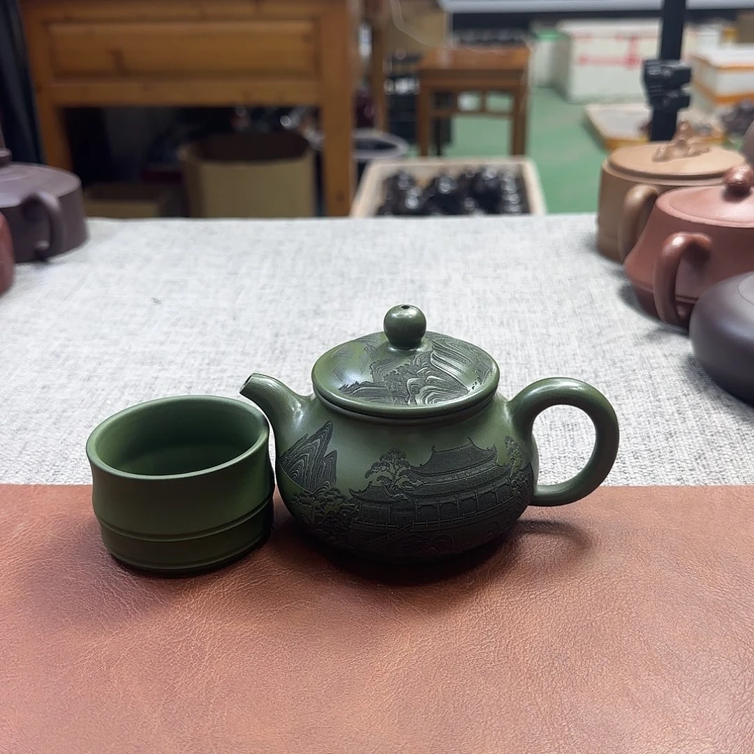 茶壶紫砂民间手艺人全手工制作