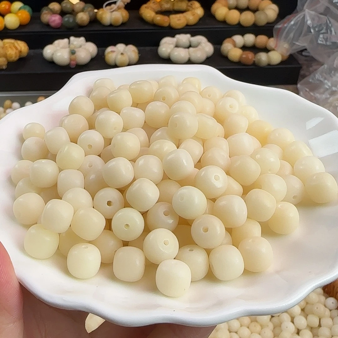 手串菩提根/象牙果卡10油王白月光桶1000颗