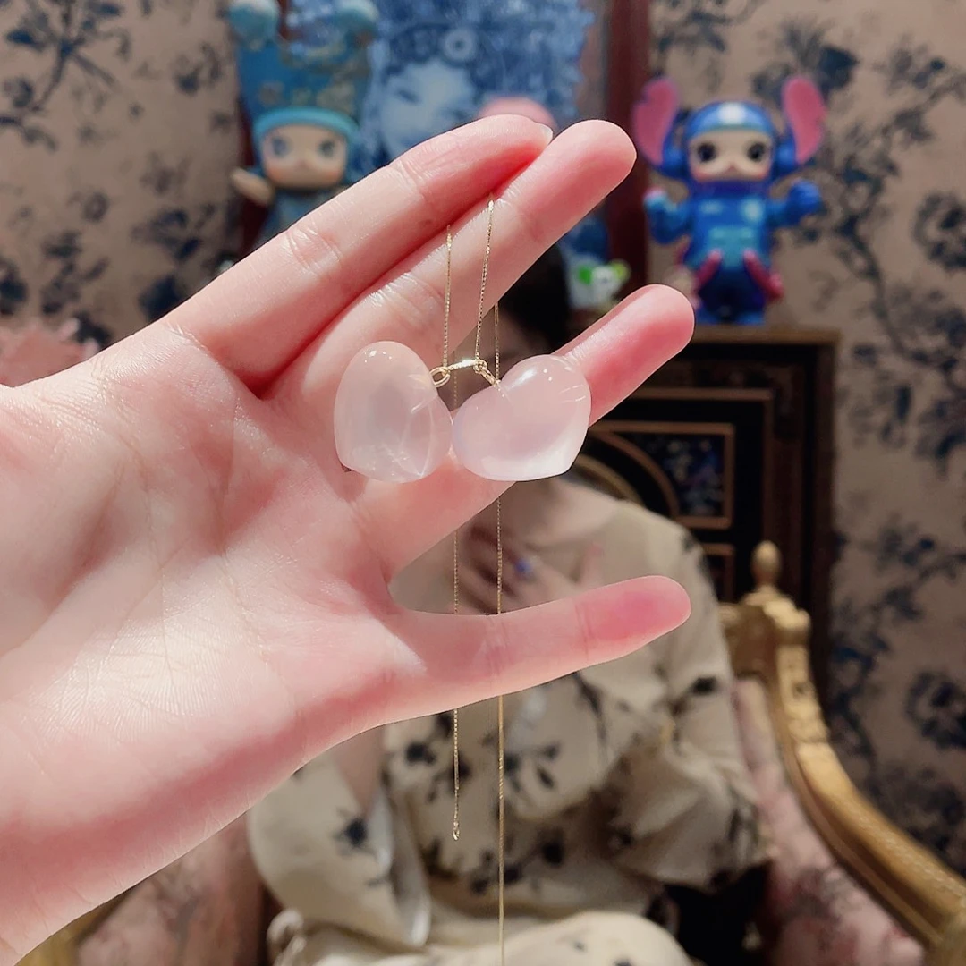 18K金镶嵌吊坠(赠链)水晶