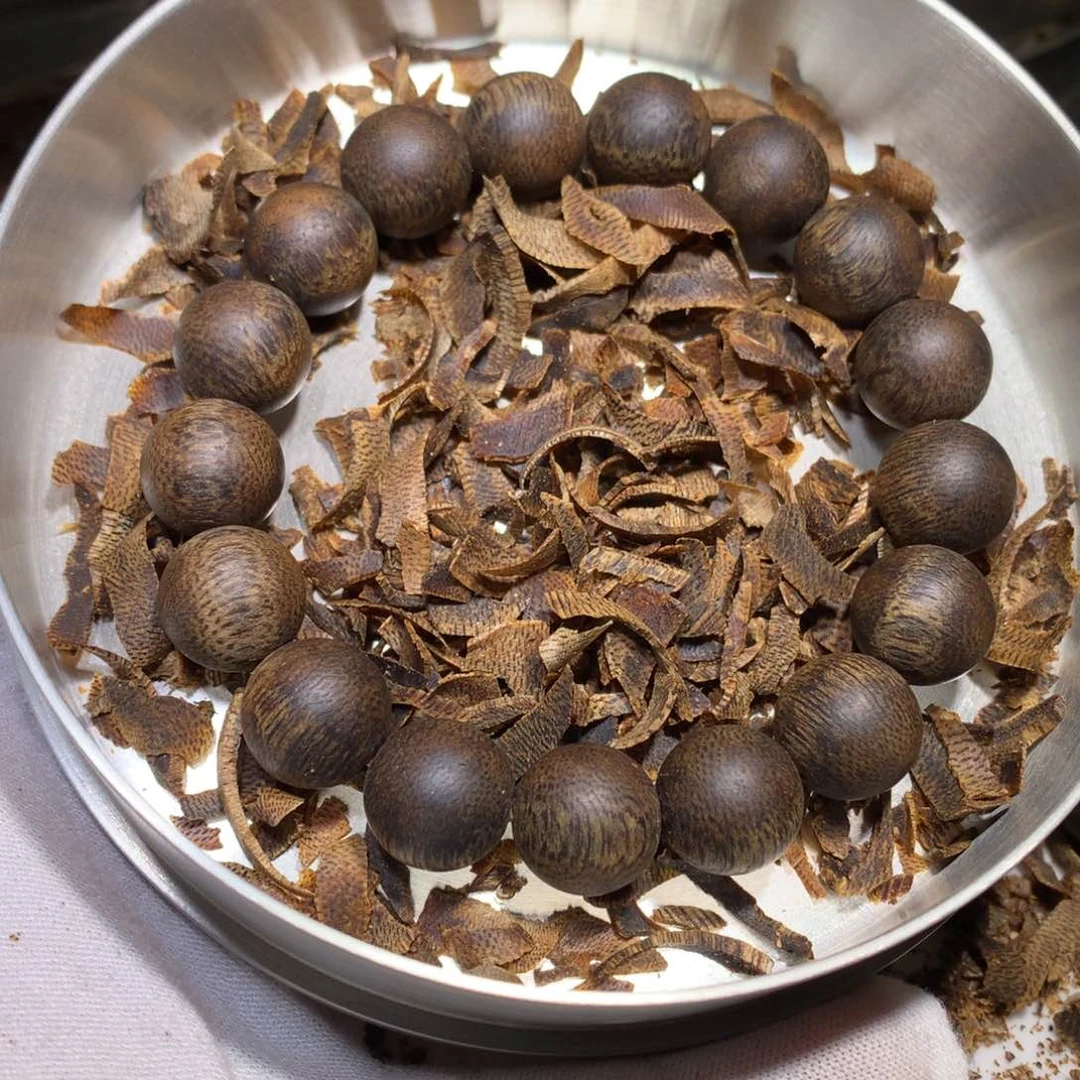 手串沉香（****）绿棋楠沉香1.2单圈