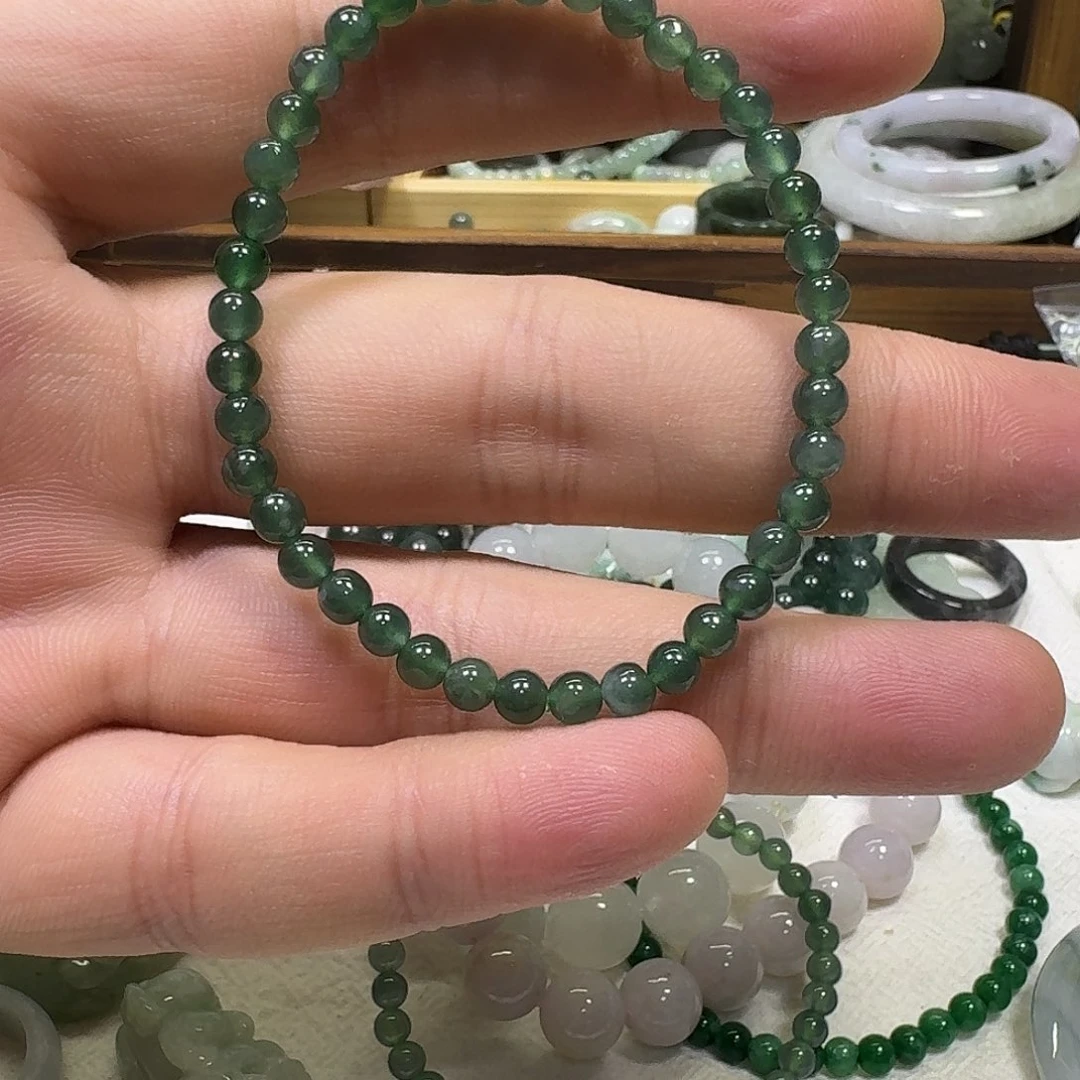 翡翠未镶嵌手链手串