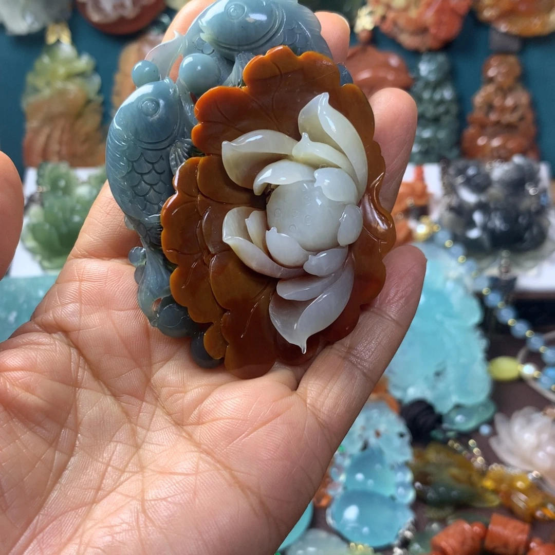 蛇纹石玉未镶嵌挂坠