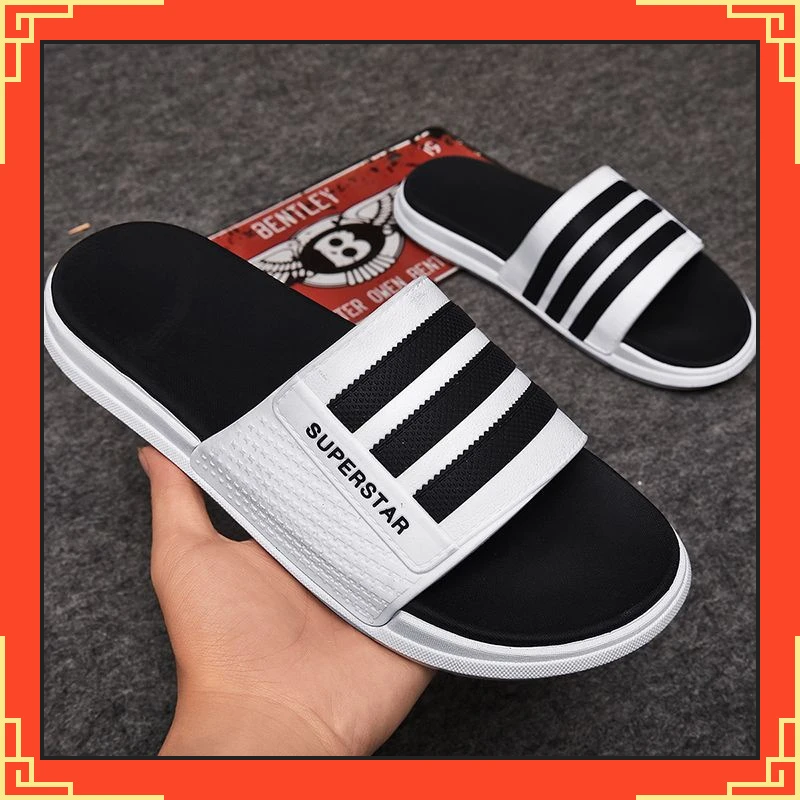 潮流情侣男士拖鞋外穿沙滩厚底休闲家庭防滑凉拖鞋PVC材质男女款