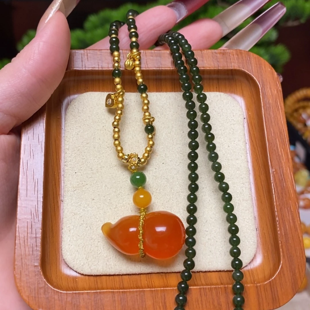【闪购商品】蜜蜡颈饰未镶嵌项链
