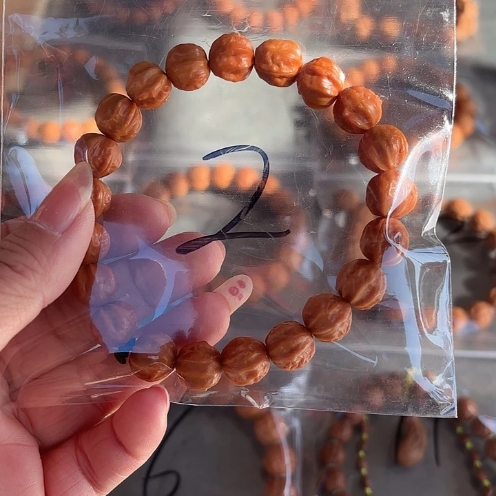 文玩核桃手串如****天野生