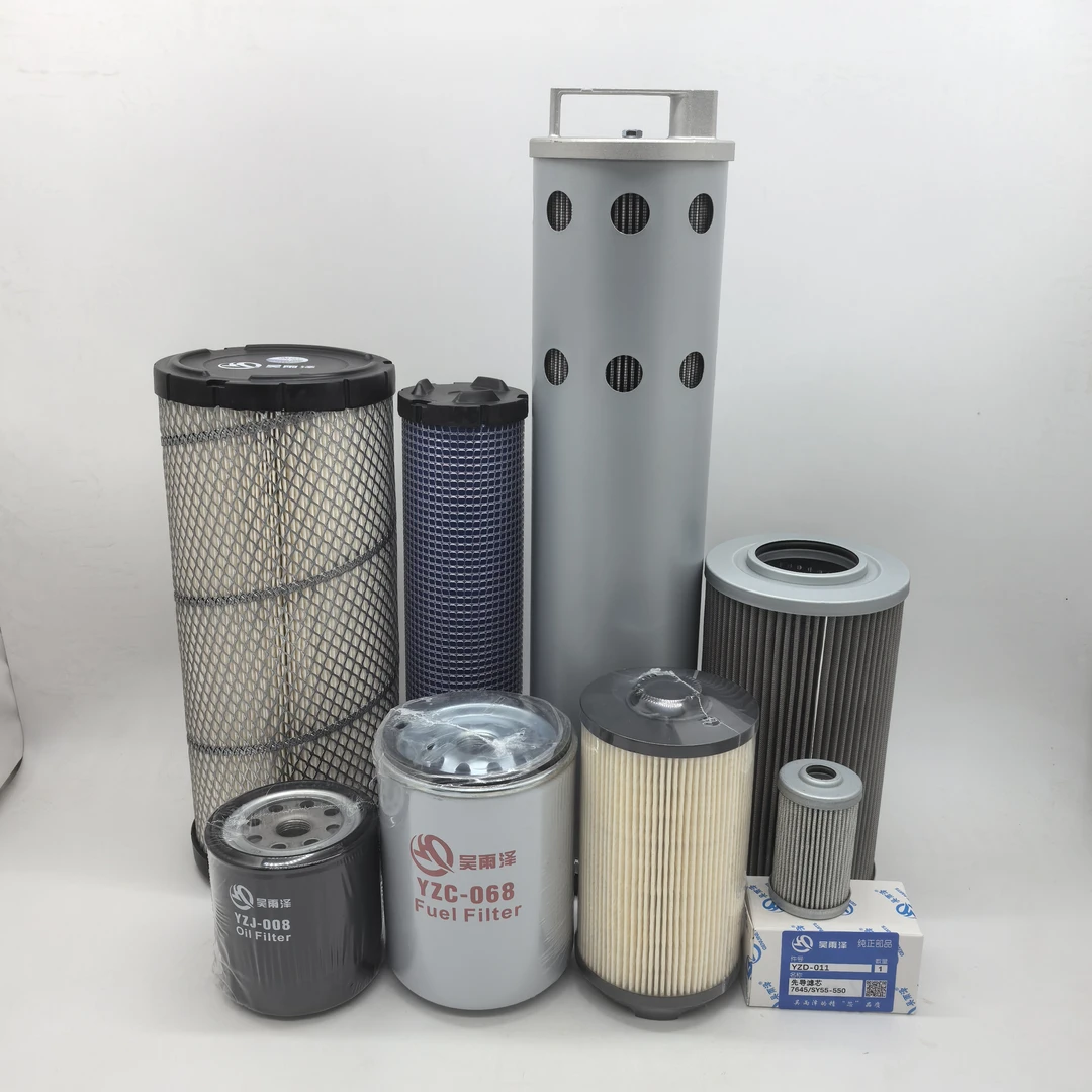 三一55/60国四挖掘机机滤柴滤油水分离器空滤回油吴雨泽品牌适配