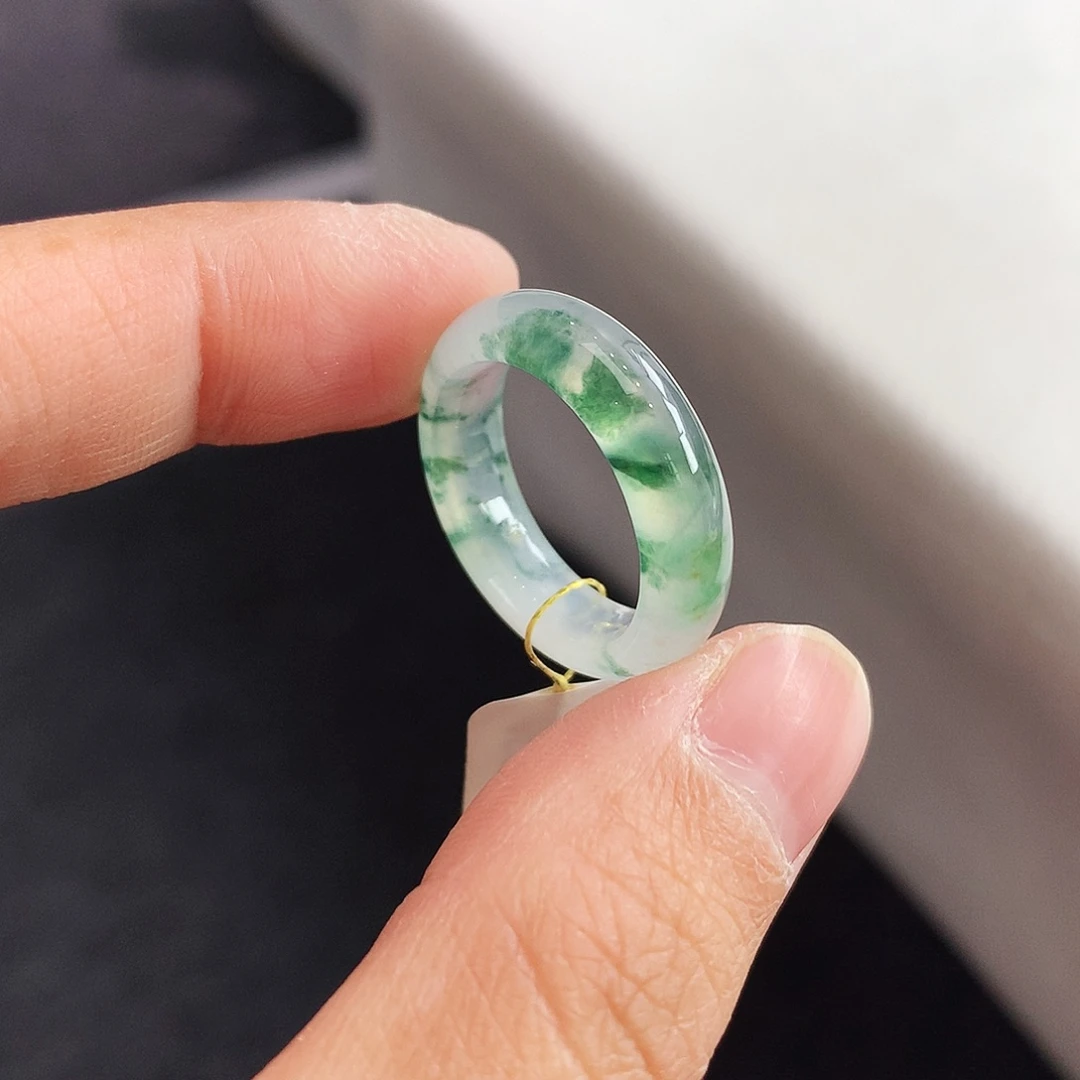 翡翠未镶嵌戒指14号