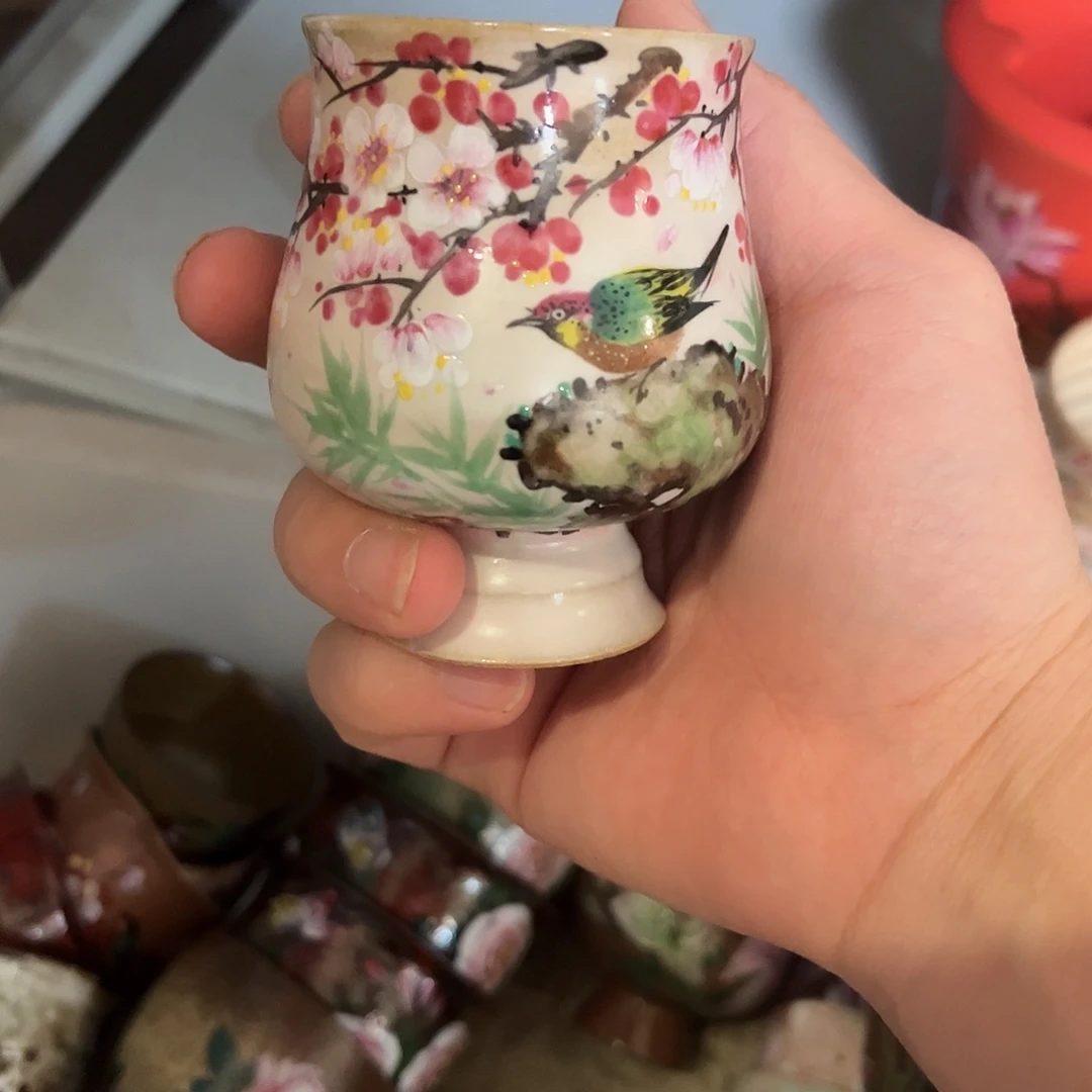 柴烧手工手绘陶瓷