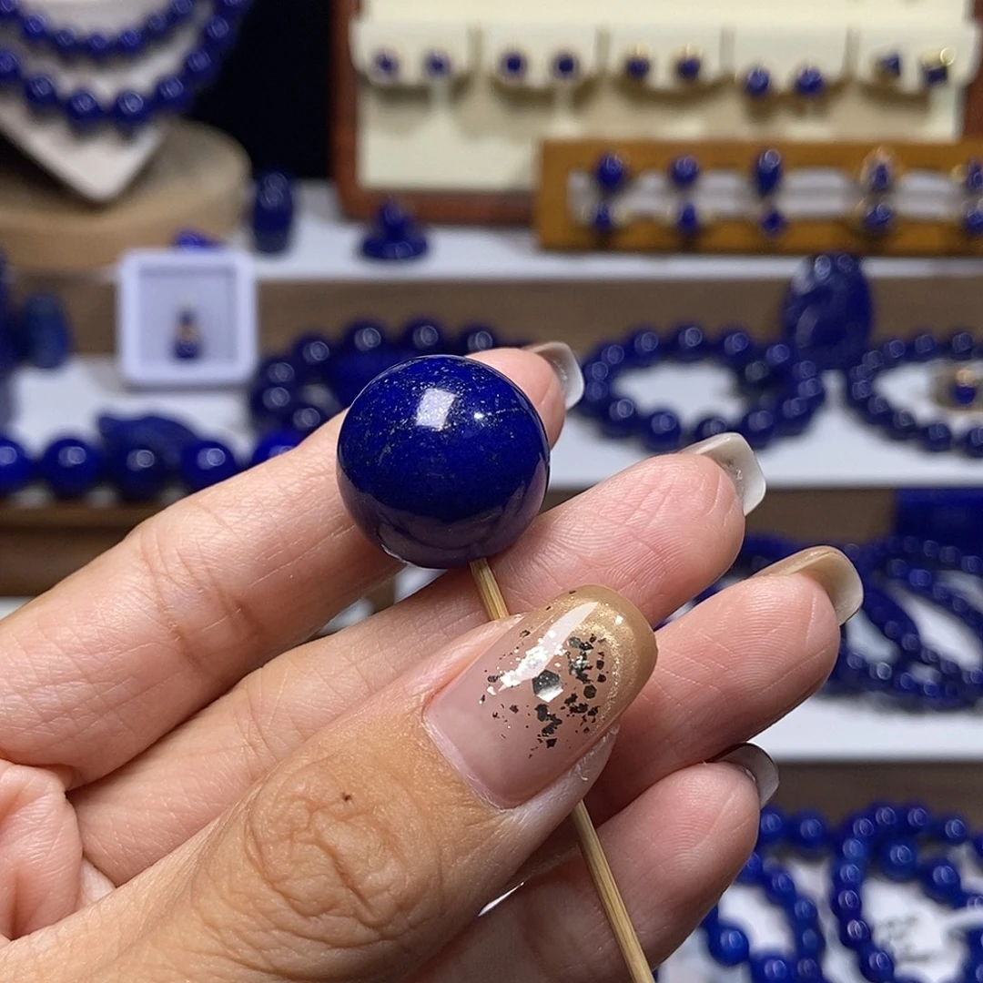 闲***鹤青金石未镶嵌双11 福利18.8单珠