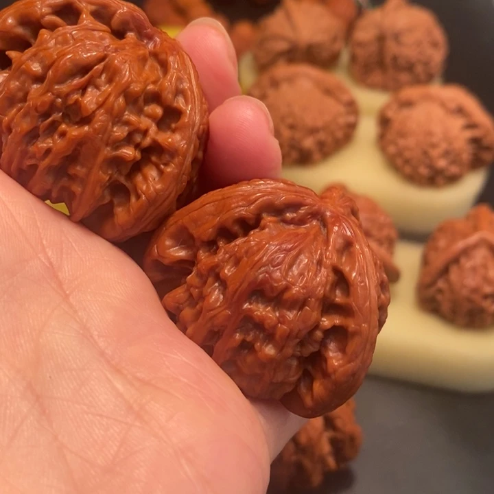 情***漫猴头核桃吊坠工艺核桃