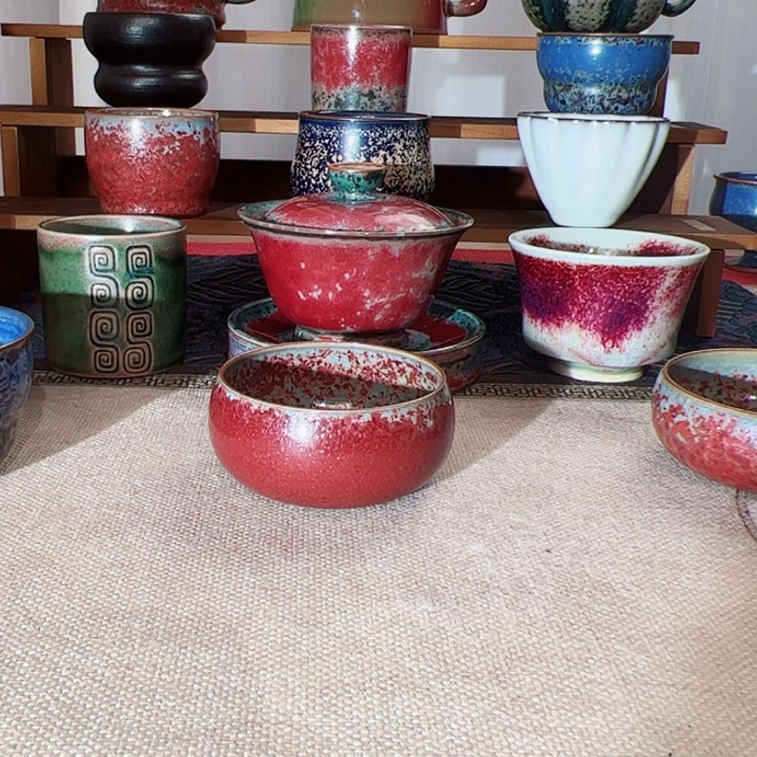 祢***哥杯子钧瓷艺术作品