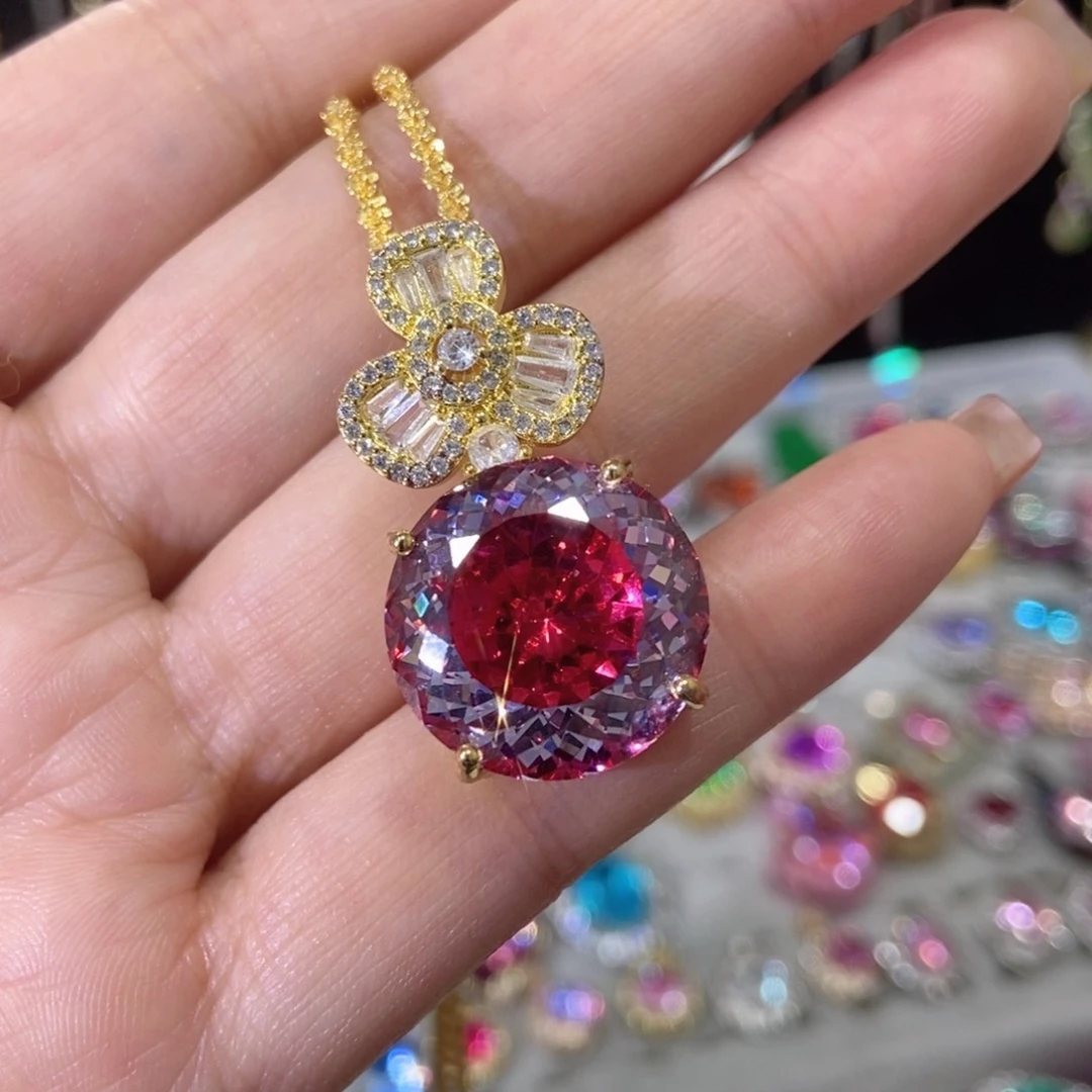 66锆石（处理）吊坠