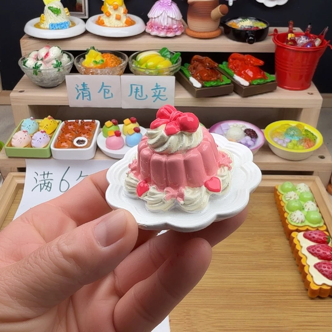 树脂食玩冰箱贴凭开箱视频售后